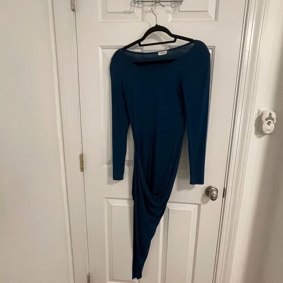 TOBI Jocelyn Midi Dress in Teal - Picture 3 of 4